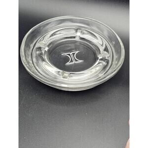 Vintage Hilton Hotel Glass Souvenir Advertising Ashtray